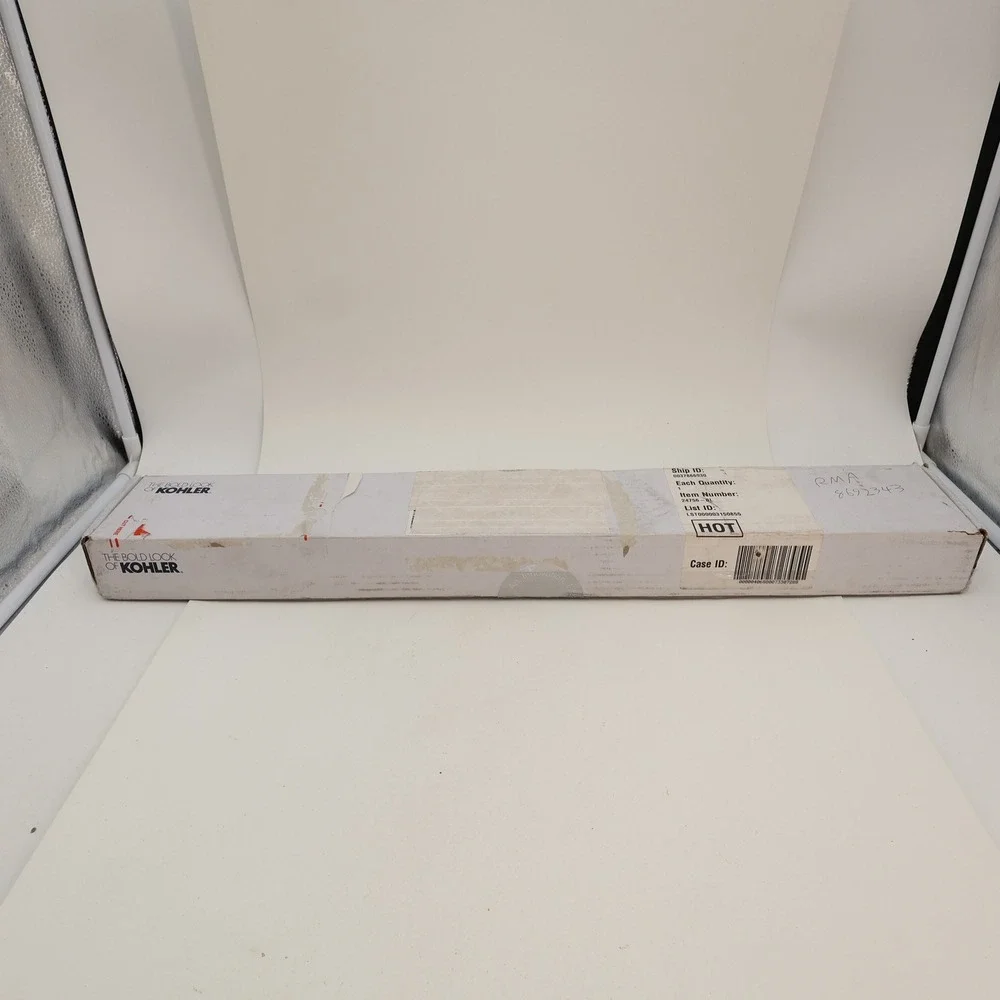 Kohler 24756-BL 24 Inch Towel Bar Matte Black Modern Bathroom Hardware